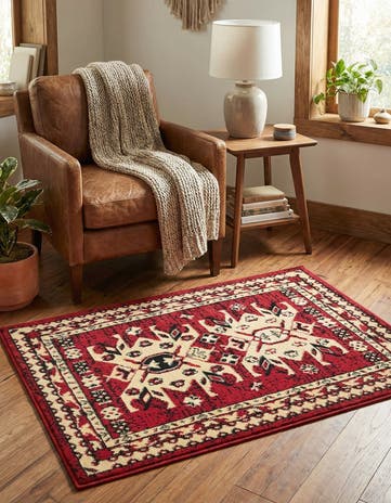 Red Heris Rug