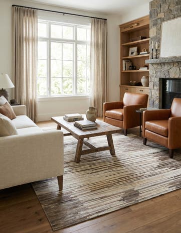 5' x 8' 3 Cowhide Rug