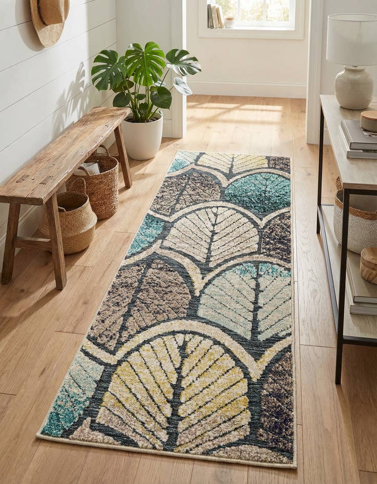 Detail image of 2' x 5' Easy-Clean Casablanca Indoor / Outdoor Runner Rug