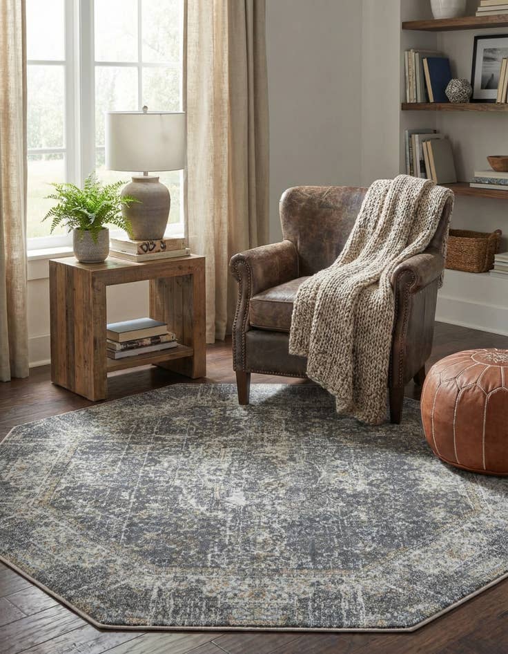 Detail image of 5' 5 x 5' 5 Havana Octagon Rug