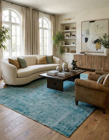 9' 11 x 13' 2 Hand Knotted Ultra Vintage Persian Wool Rug