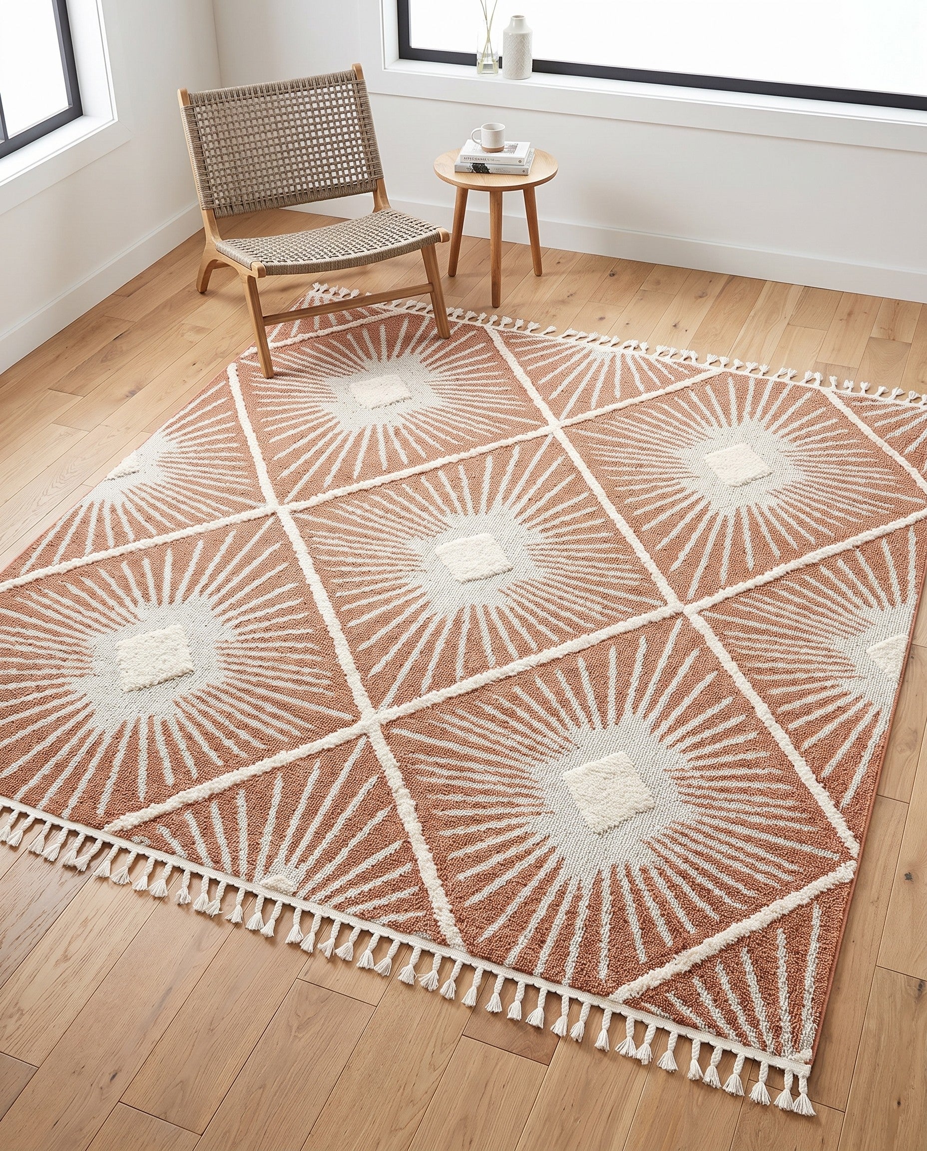 7' 10 x 7' 10 Boho Square Rug