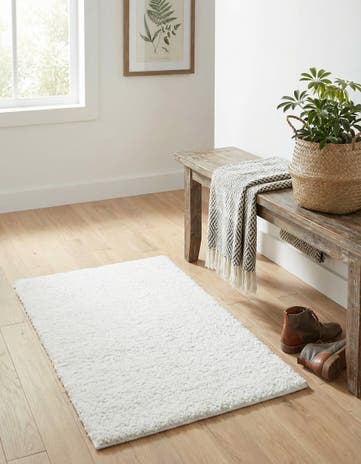 2' 2 x 3' Solid Frieze Rug