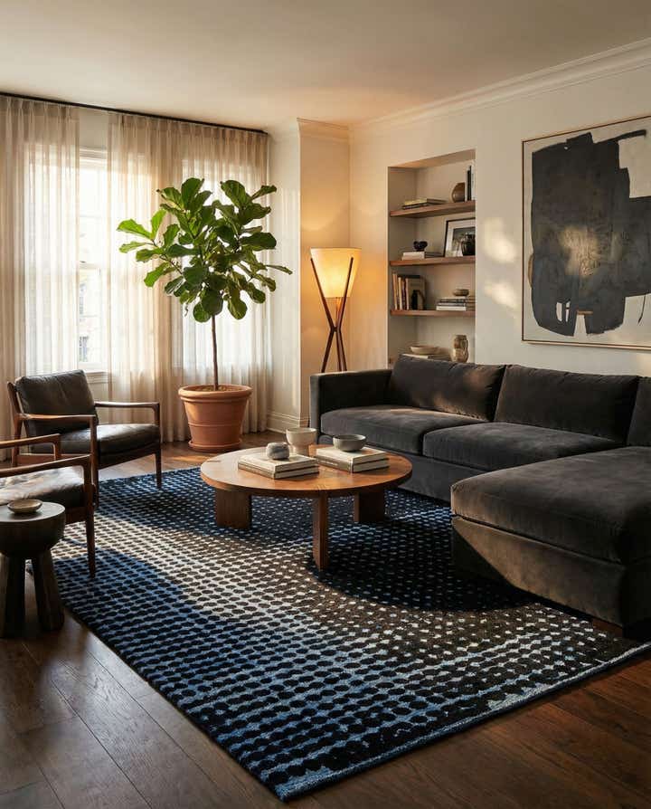 7' 10 x 10' 4 Hand Knotted Darya Wool Rug