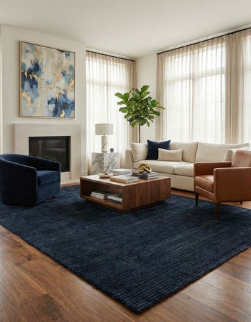 6' 3 x 9' 9 Hand Knotted Darya Wool Rug