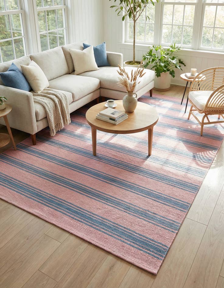 Detail image of 7' 10 x 10'  Washable Jill Zarin Anguilla Indoor / Outdoor Rug