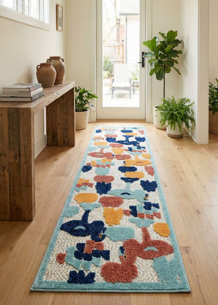 2' x 8' Easy-Clean Belize Indoor / Outdoor Runner Rug