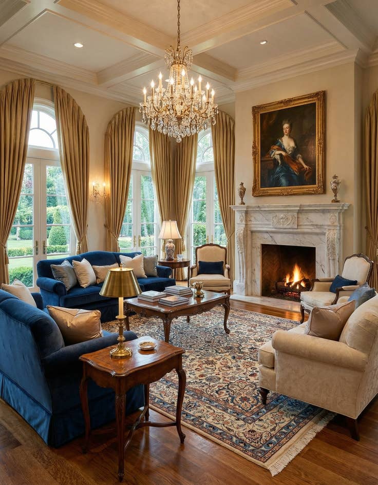 Detail image of  8' 2 x 11' 1 Kashan Wool Rug