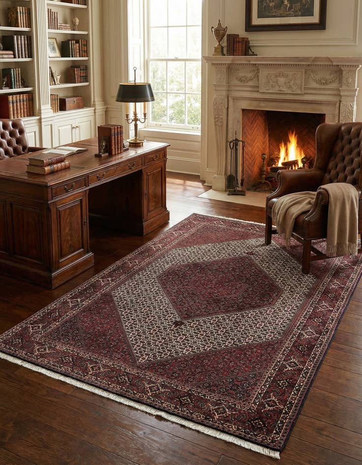 Detail image of  6' 9 x 10' Bidjar Wool Rug