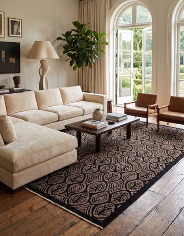 8' 3 x 10' 4 Hand Knotted Darya Wool Rug