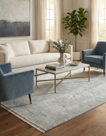 8' 2 x 11' 6 Hand Knotted Darya Wool Rug