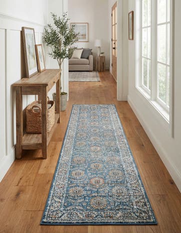 Blue Nyla Runner Rug