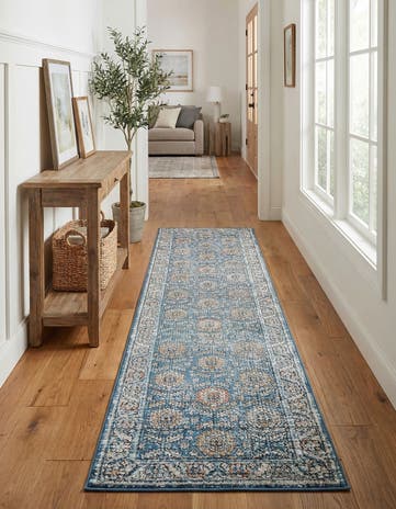 Blue Nyla Runner Rug