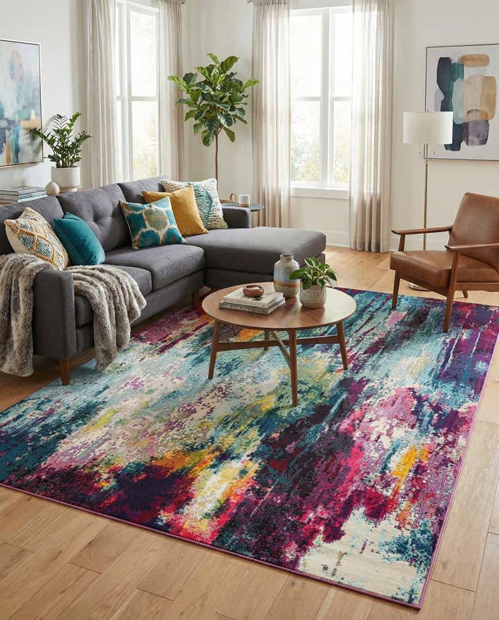 10' x 14' 1 Washable Theia Rug