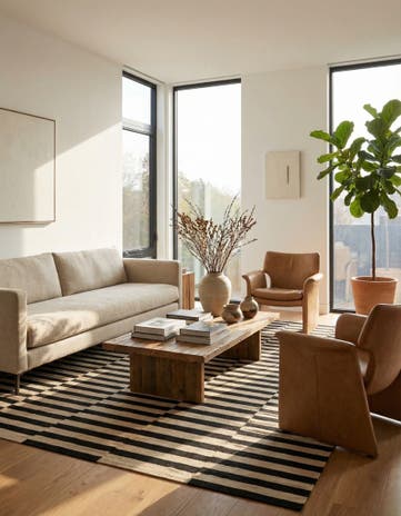 8' 7 x 11' 1 Hand Woven Kilim Modern Wool Rug