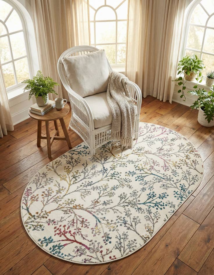 Detail image of 3' 3 x 5' 3 Blossom Oval Rug