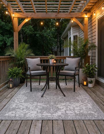 4' x 6' Easy-Clean Jill Zarin Dubai Indoor / Outdoor Rug