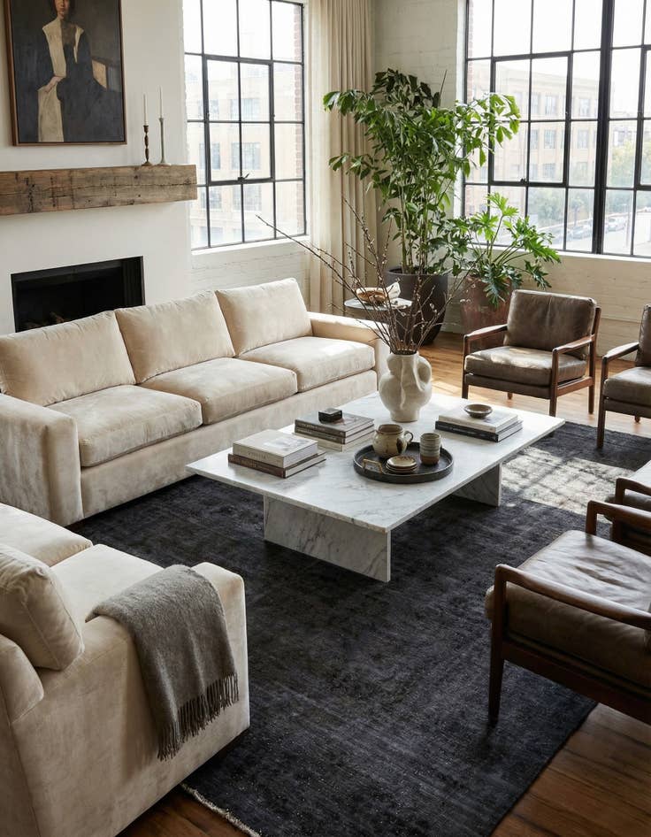 Detail image of 8' 10 x 11' 5  Hand Knotted Ultra Vintage Persian Wool Rug