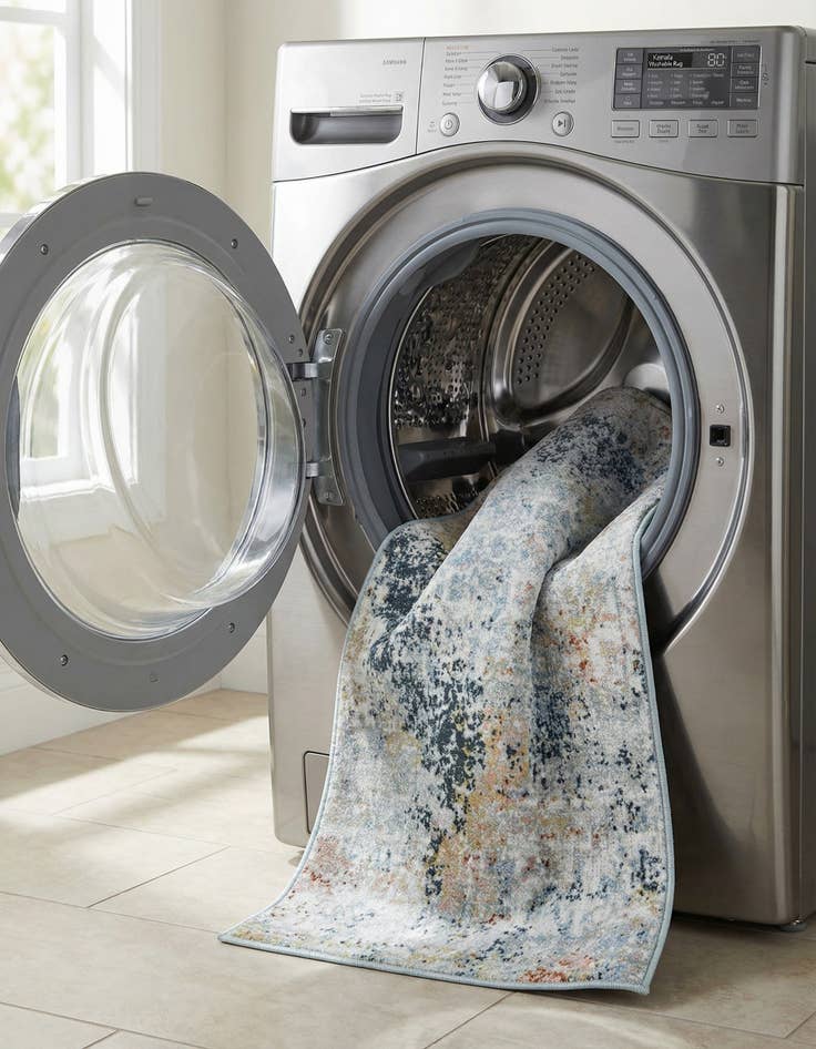 Detail image of 2' x 4' Kamala Washable Runner Rug