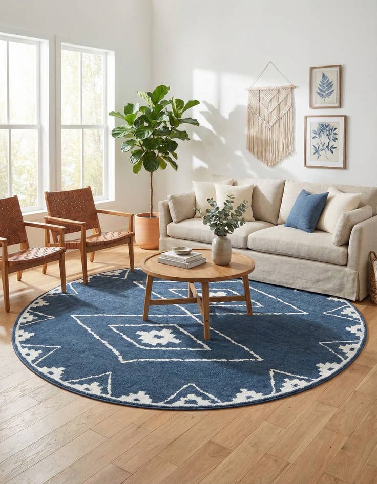 Detail image of 10' x 10' Oslo Round Rug