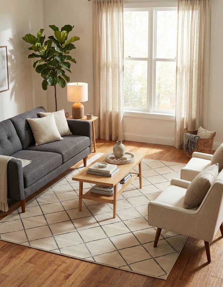 Detail image of 7' 10 x 10' Vogue Geo Rug