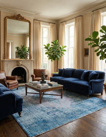 9' 8 x 13' 9 Vintage Royal Wool Rug