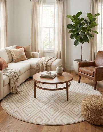 6' x 6' Hermitage Round Rug