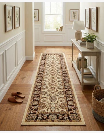 Cream Aditi Runner Rug