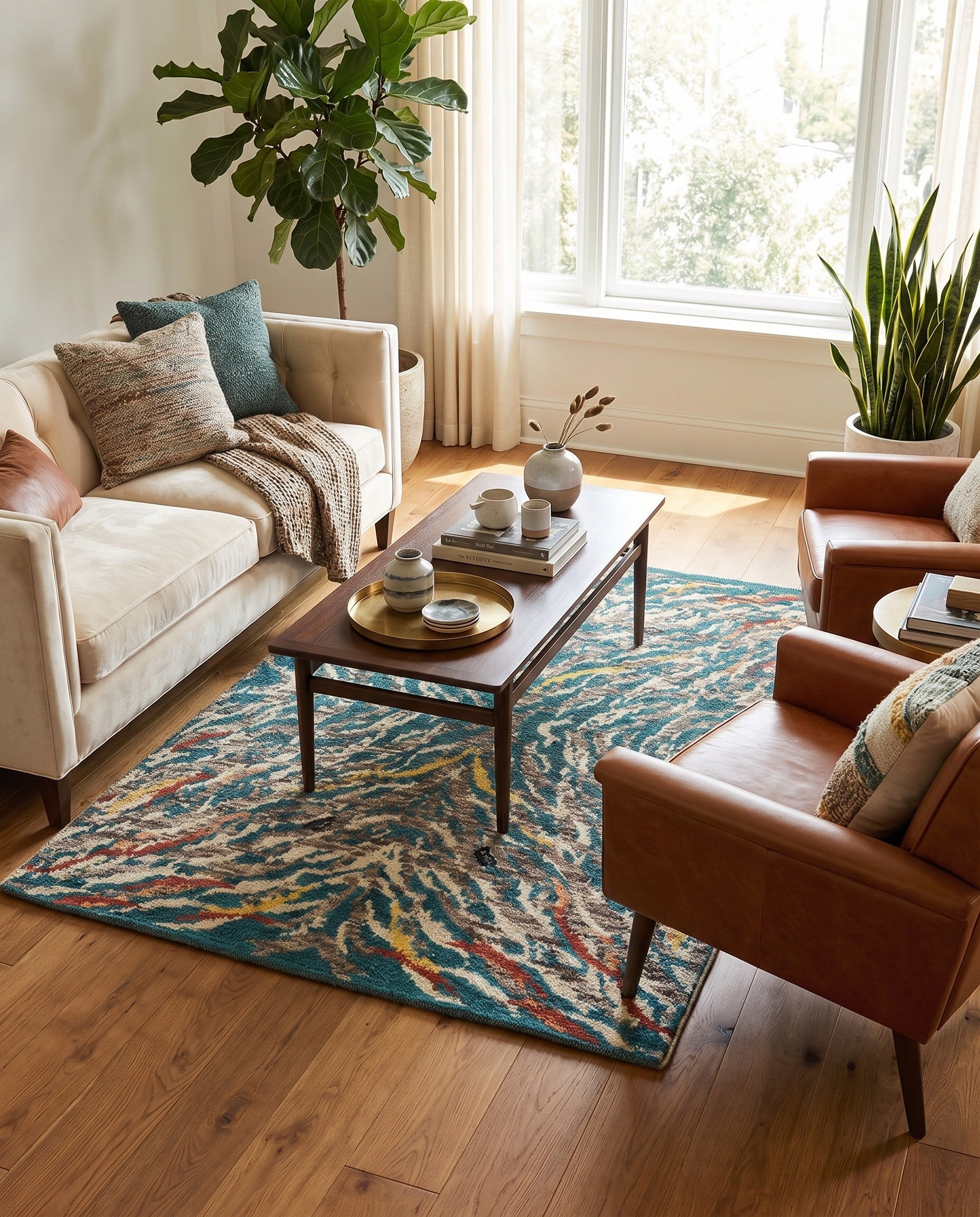 4' x 6' 1 Sumak Wool Rug