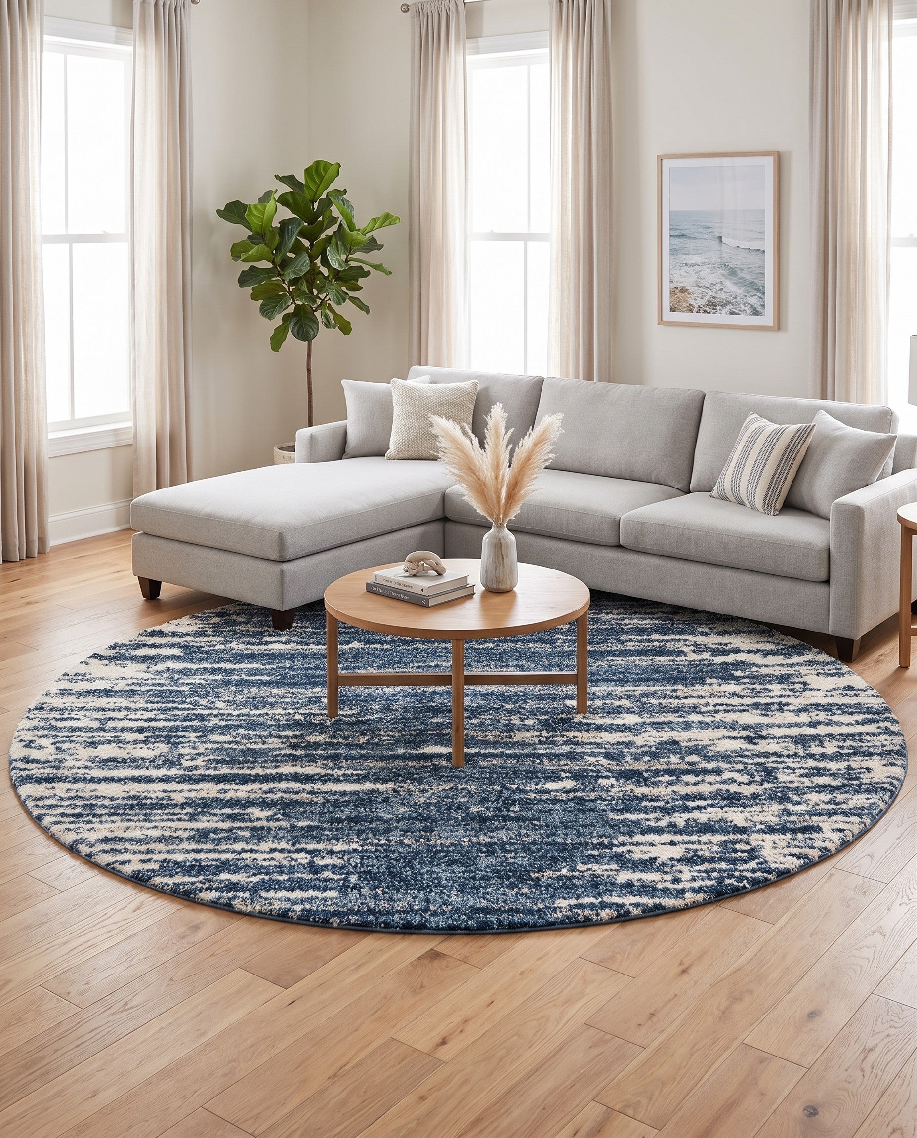 10' x 10' Serenity Shag Round Rug