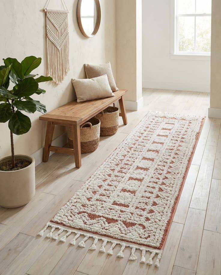 Detail image of 2' x 6' Boho Runner Rug