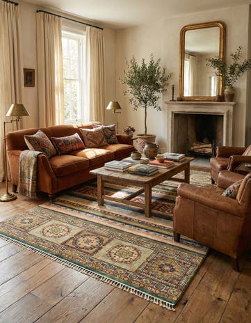 5' 8 x 7' 9 Hand Knotted Ariana Ziegler Rug