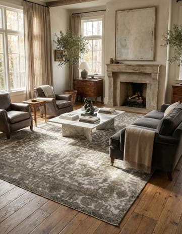 9' 5 x 12' 9 Hand Knotted Ultra Vintage Persian Wool Rug