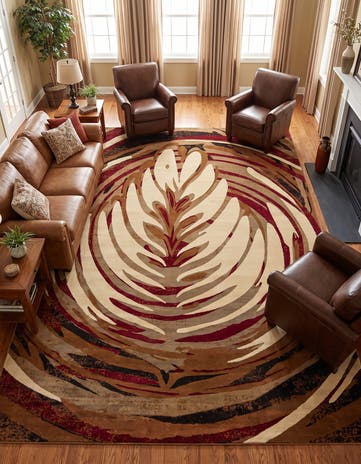 Beige Cafe Rug