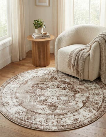 4' x 4' Monte Carlo Round Rug