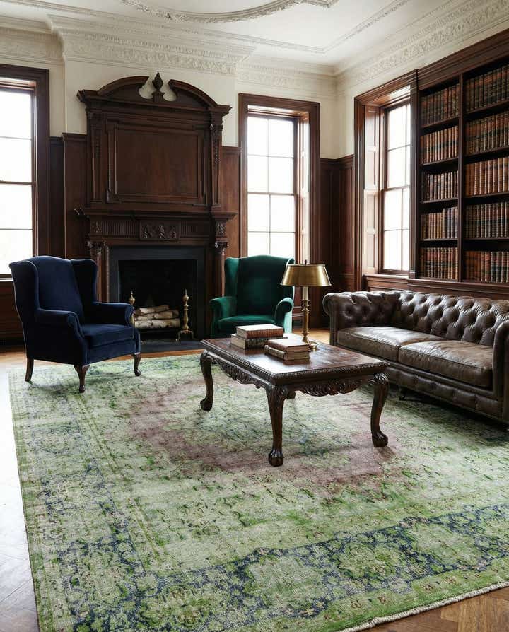 9' 4 x 12' 4 Vintage Royal Wool Rug