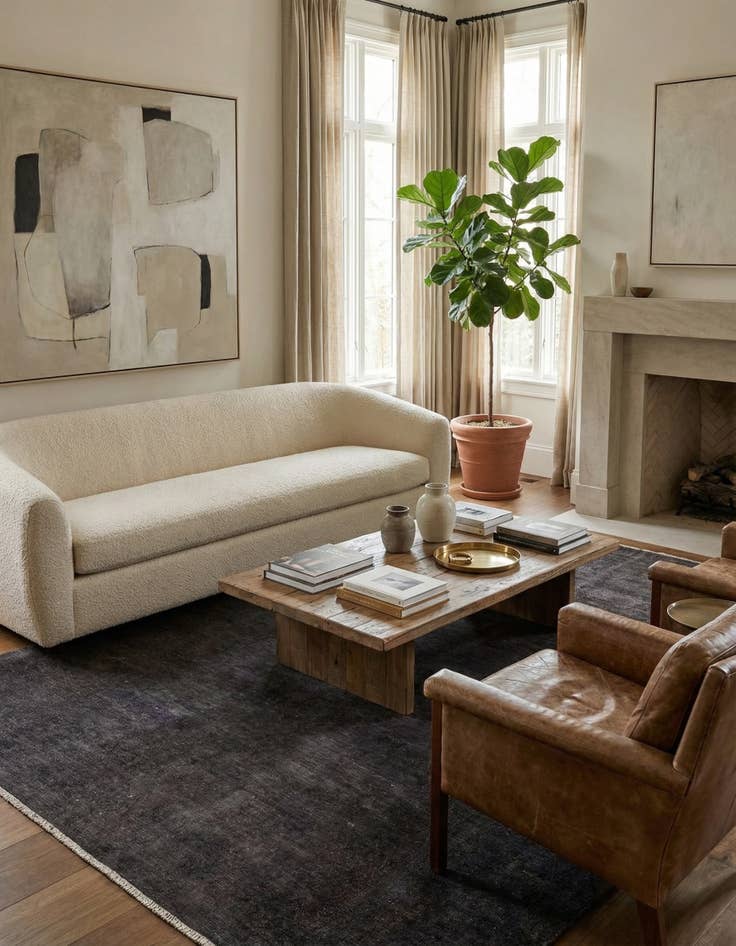 Detail image of 7' 9 x 10' 5  Hand Knotted Ultra Vintage Persian Wool Rug