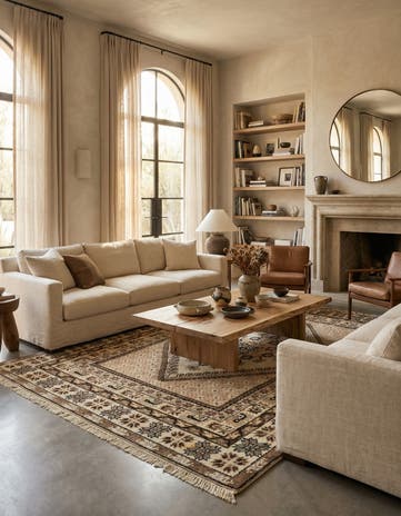 6' 10 x 10' 5 Hand Knotted Moroccan Wool Rug