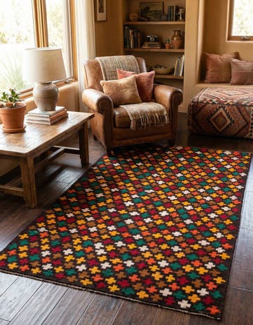 3' 9 x 6' 1 Hand Knotted Balouch Wool Rug