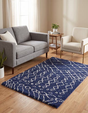 4' x 6' Moroccan Shag Rug