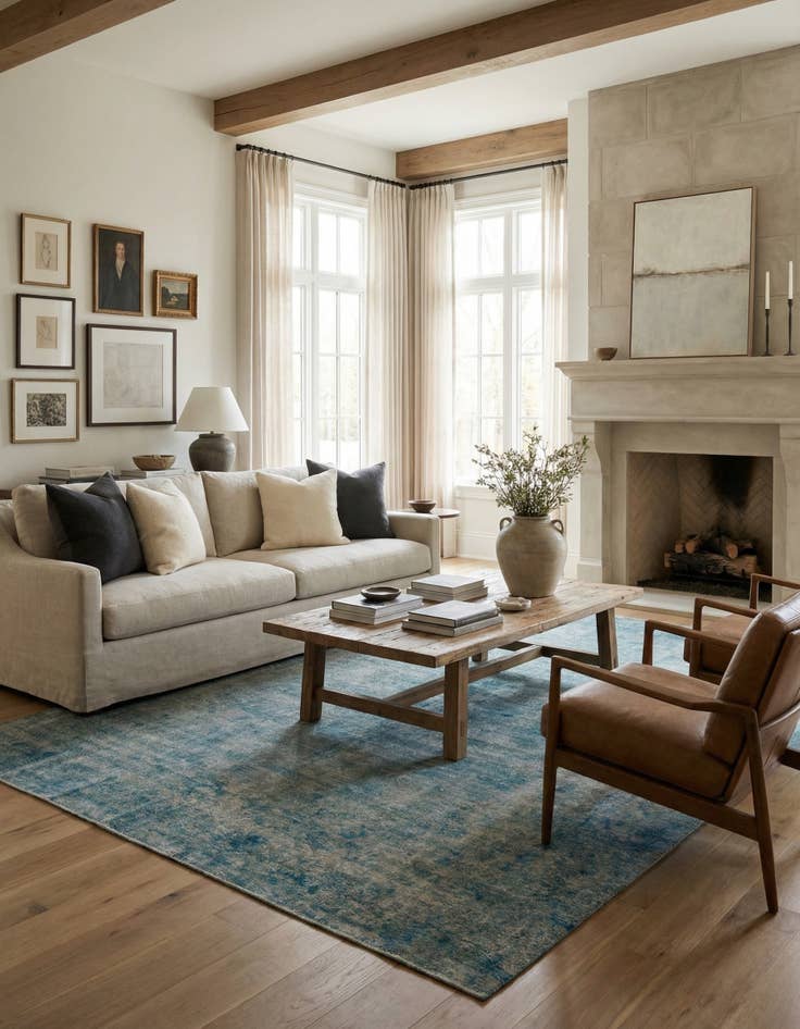 Detail image of 9' 3 x 12' 8  Hand Knotted Ultra Vintage Persian Wool Rug