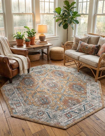 7' x 7' Nyla Octagon Rug
