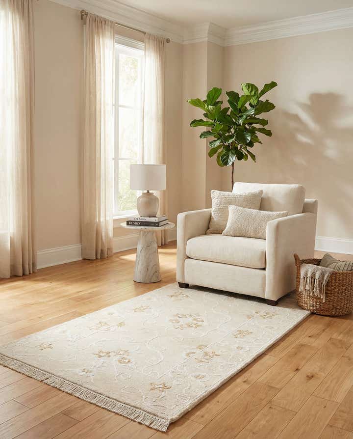 2' 7 x 5' 1 Hand Knotted Darya Wool Rug