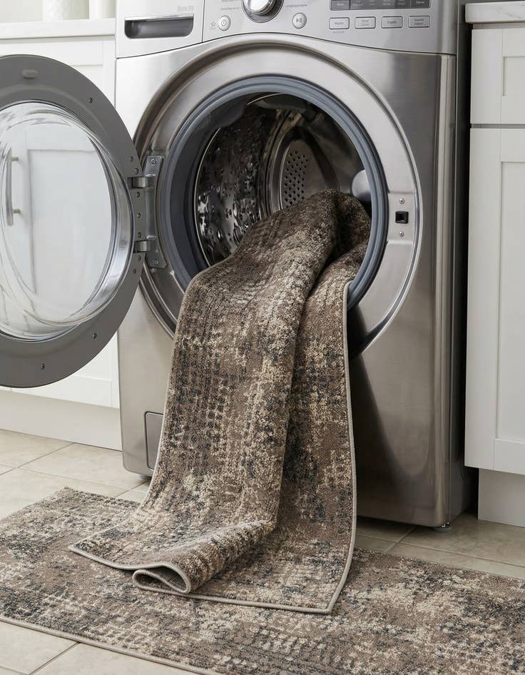 Detail image of  2' 2 x 6' 9  Washable Theia Runner Rug