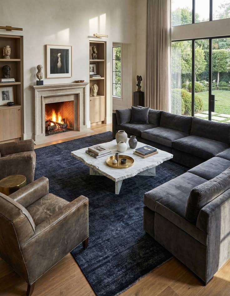 Detail image of 9' 4 x 13' 1  Hand Knotted Ultra Vintage Persian Wool Rug