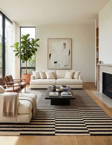 8' 4 x 11' Hand Woven Kilim Modern Wool Rug