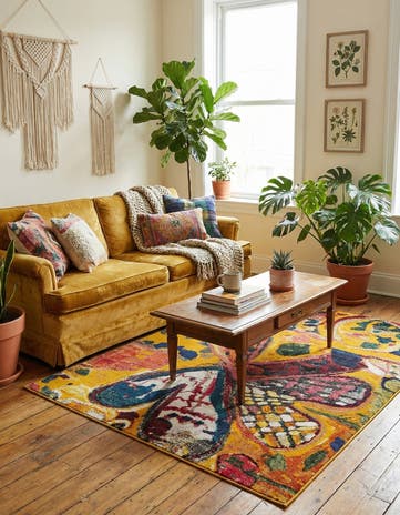 5' 3 x 8' Washable Haerfest Rug