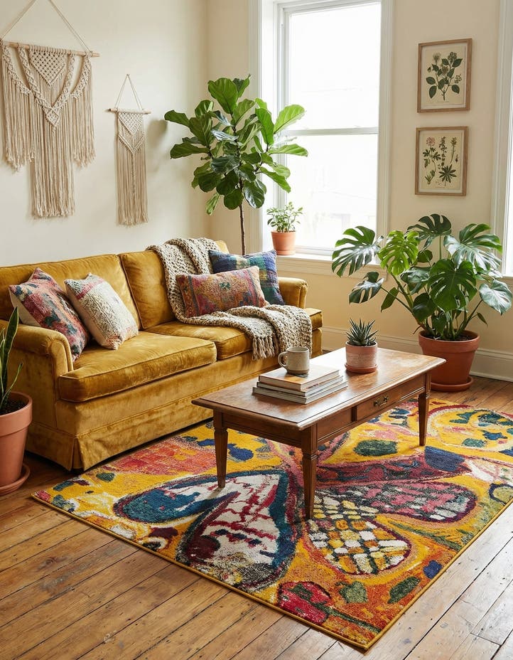 5' 3 x 8' Washable Haerfest Rug