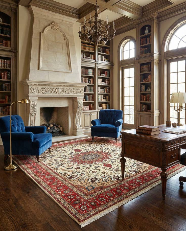 Detail image of 8' 2 x 11' 7 Tabriz Rug