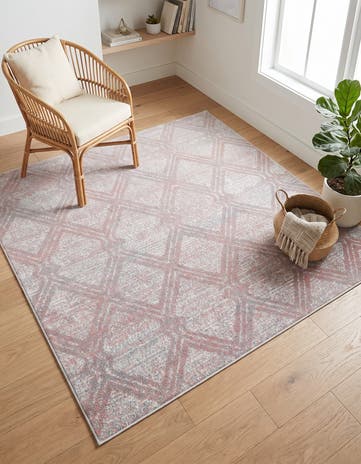 5' 3 x 5' 3 Kamala Washable Square Rug